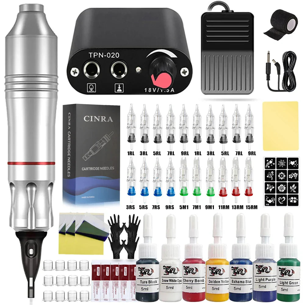 Professional Tattoo Machine Rotary Tattoo Pen Kit