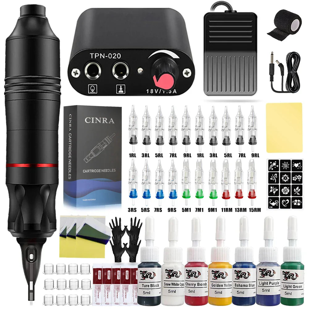 Professional Tattoo Machine Rotary Tattoo Pen Kit