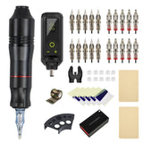 Professional Wireless Tattoo Gun Kit Rotary Tattoo Pen