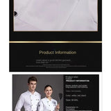 Restaurant Cafeteri Back Kitchen Breathable Mesh Chef Work
