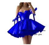 Ryanth Rose Red A Line Mini Prom Party