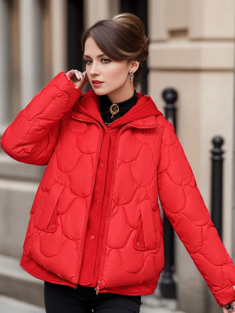 Winter Jackets For Women New Fashion Fake Two