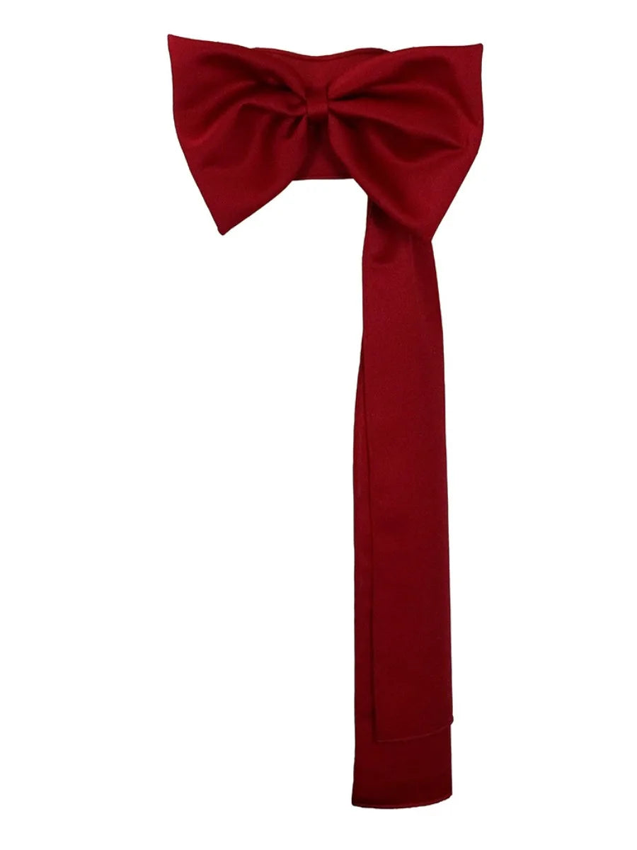 Lw Top Off The Shoulder Bow Tie Decor