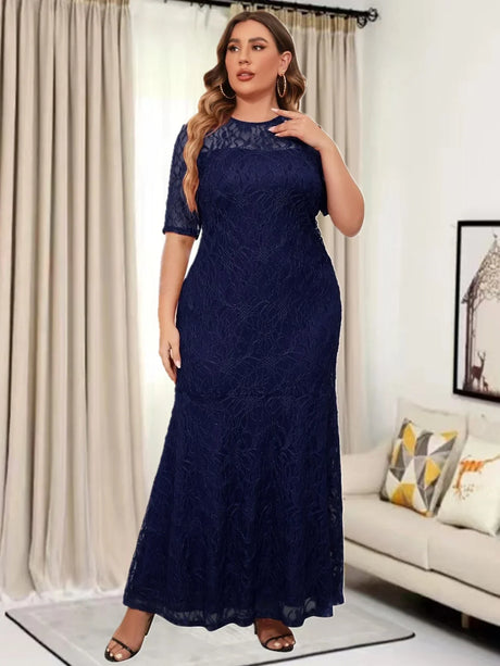 Elegant Party Evening Formal Lace Dresses For Women