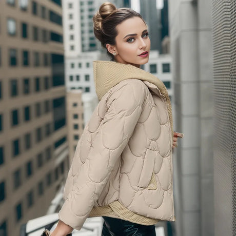 Winter Jackets For Women New Fashion Fake Two