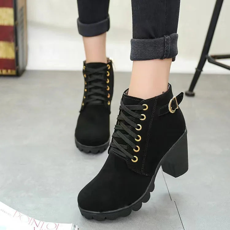 Winter Size Jazz Dance Boots High Heels Latin