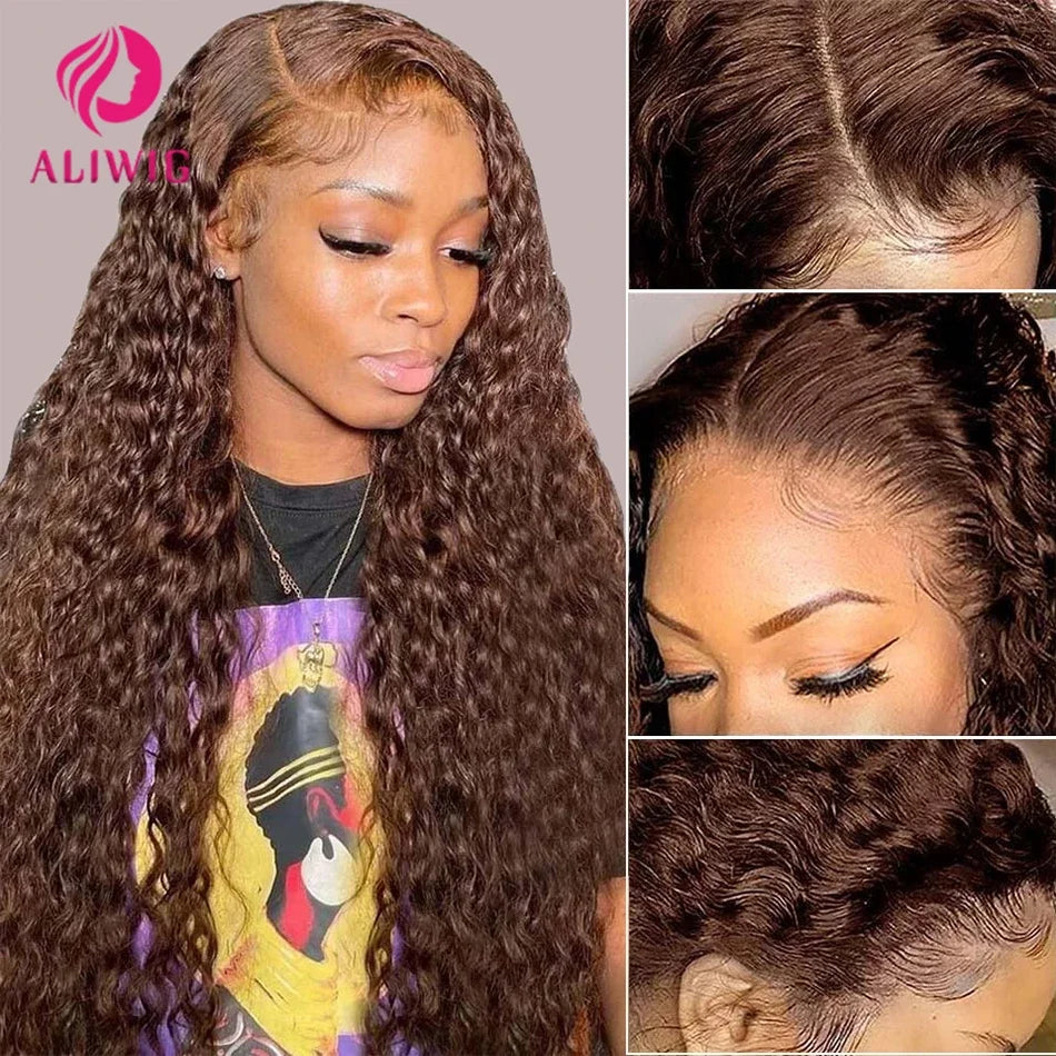 Chocolate Brown Lace Front Wig 13X6