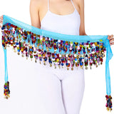 Colorful Belt Belly Dance Belt Costumes Double Layers