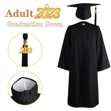 Set Universal Degree Gown Comfortable Graduation Hat Cardigan