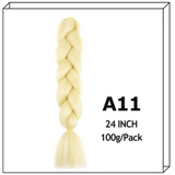 Synthetic Long Jumbo Ombre Braiding Hair For Women