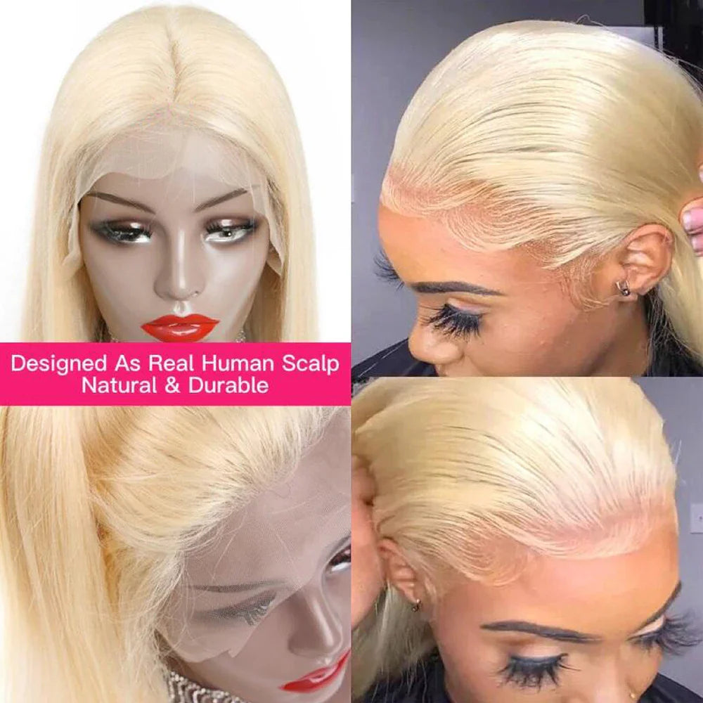 Blonde Lace Front Human Hair Wig X Hd