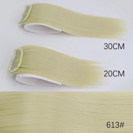 Azqueen Synthetic Cm/Cm Invisible Straight Pads Clip In