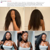 Yaki Kinky Straight Lace Front Human Hair