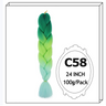 Synthetic Long Jumbo Ombre Braiding Hair For Women