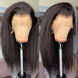 Lace Front Wigs Kinky Straight Human Hair Wig