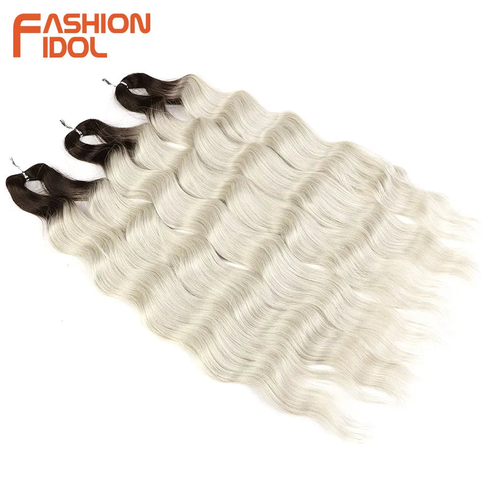 Fashion Idol Lena Hair Synthetic Deep Wave Braiding