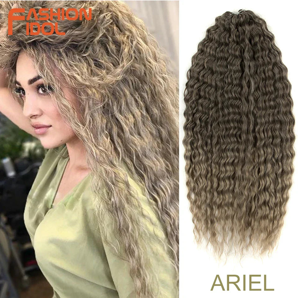 Ariel Hair Synthetic Twist Crochet Curly Hair Water