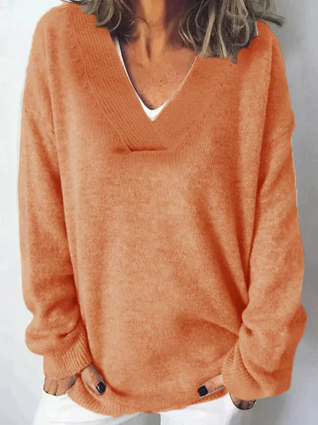 New Autumn Winter Women' Casual Sweater, Solid Long