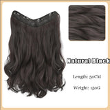 As-Part Synthetic Clip In Hair Extension Long Thick