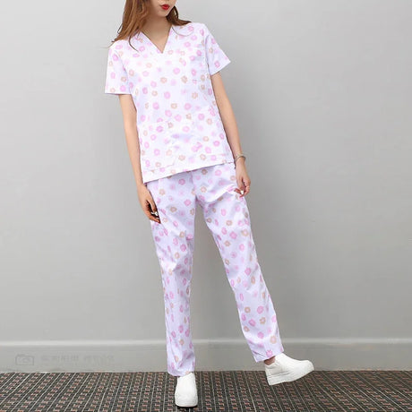 Viaoli High Quality New Scrubs Uniform Suit Beauty