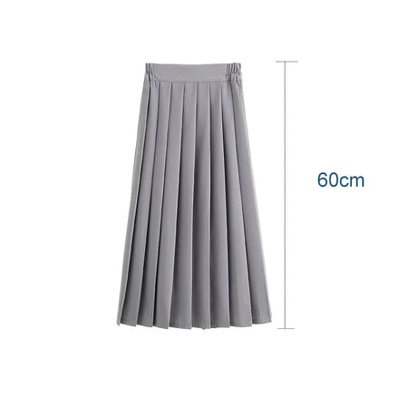 Japanese Student Girls Skirt School Uniform Solid Color