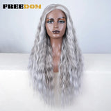 Freedom Synthetic Lace Wig Long Deep Wavy Ombre