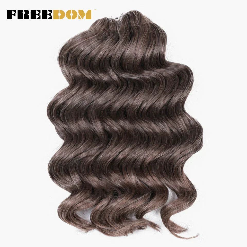 Freedom Synthetic Deep Curly Twist Crochet Hair Deep