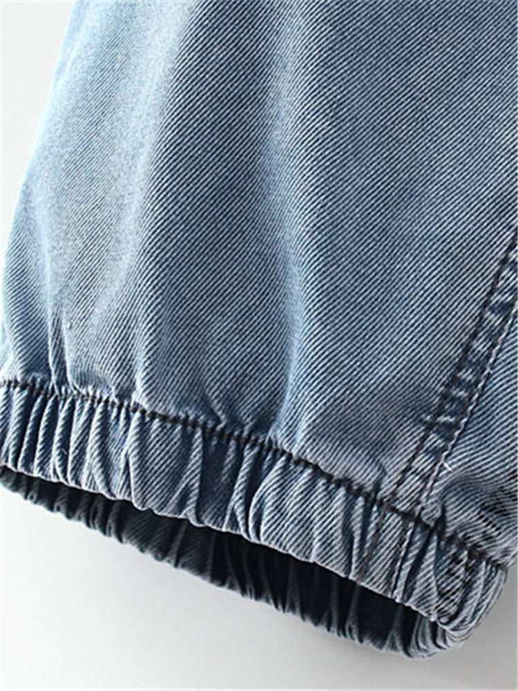 Women' Jeans Elastic Waist High Waist Stretch Spring