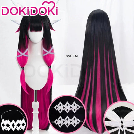 Genshin Impact DokiDoki Fatui Harbinger Cosplay Wig