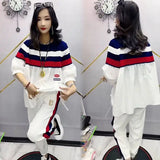 New Fashion Set Women'S Slim Loose Fit Large