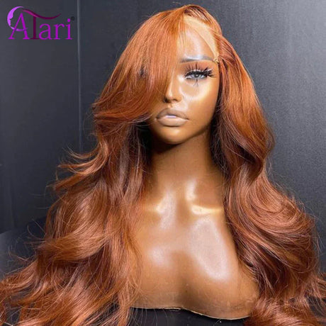 Copper Ginger Brown Body Wave Wigs Brazilian