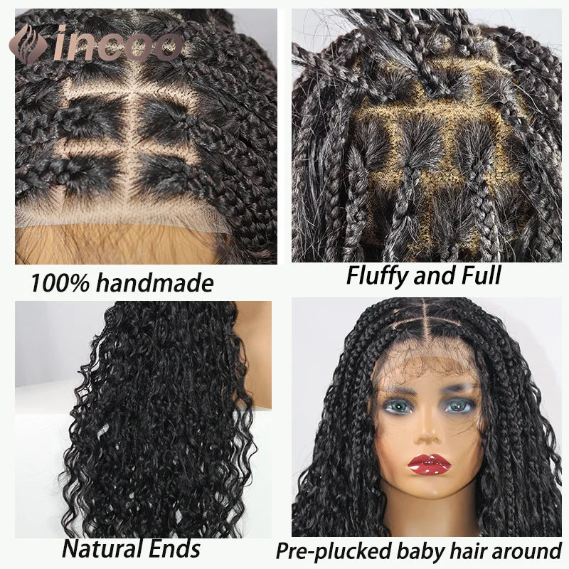 Full Double Lace Front Square Knotless Box