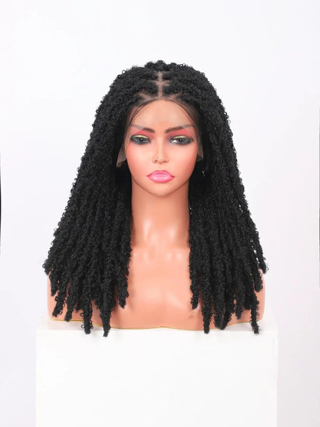 Kalyss Triangle Knotless Butterfly Locs Braided Wigs