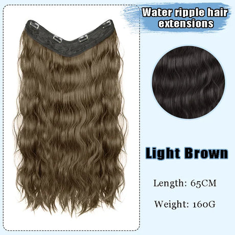 As-Part Synthetic Clip In Hair Extension Long Thick