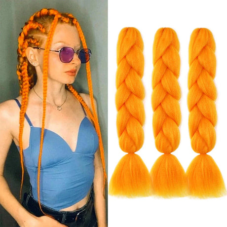 Jumbo Braids Hair Extension Inches Pcs/Lot Synthetic Yaki