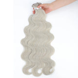 White Body Wave Hair Bundles Synthetic Natural Weave