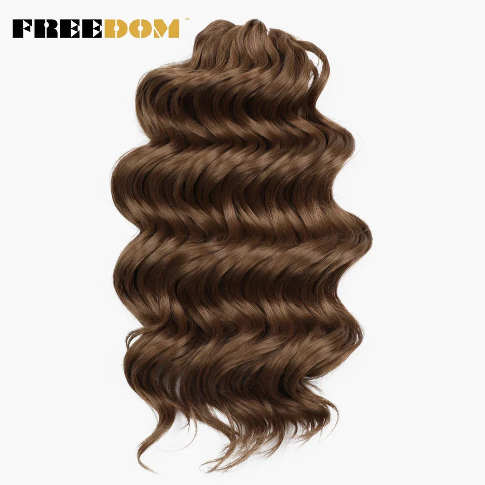 Freedom Synthetic Deep Curly Twist Crochet Hair Deep