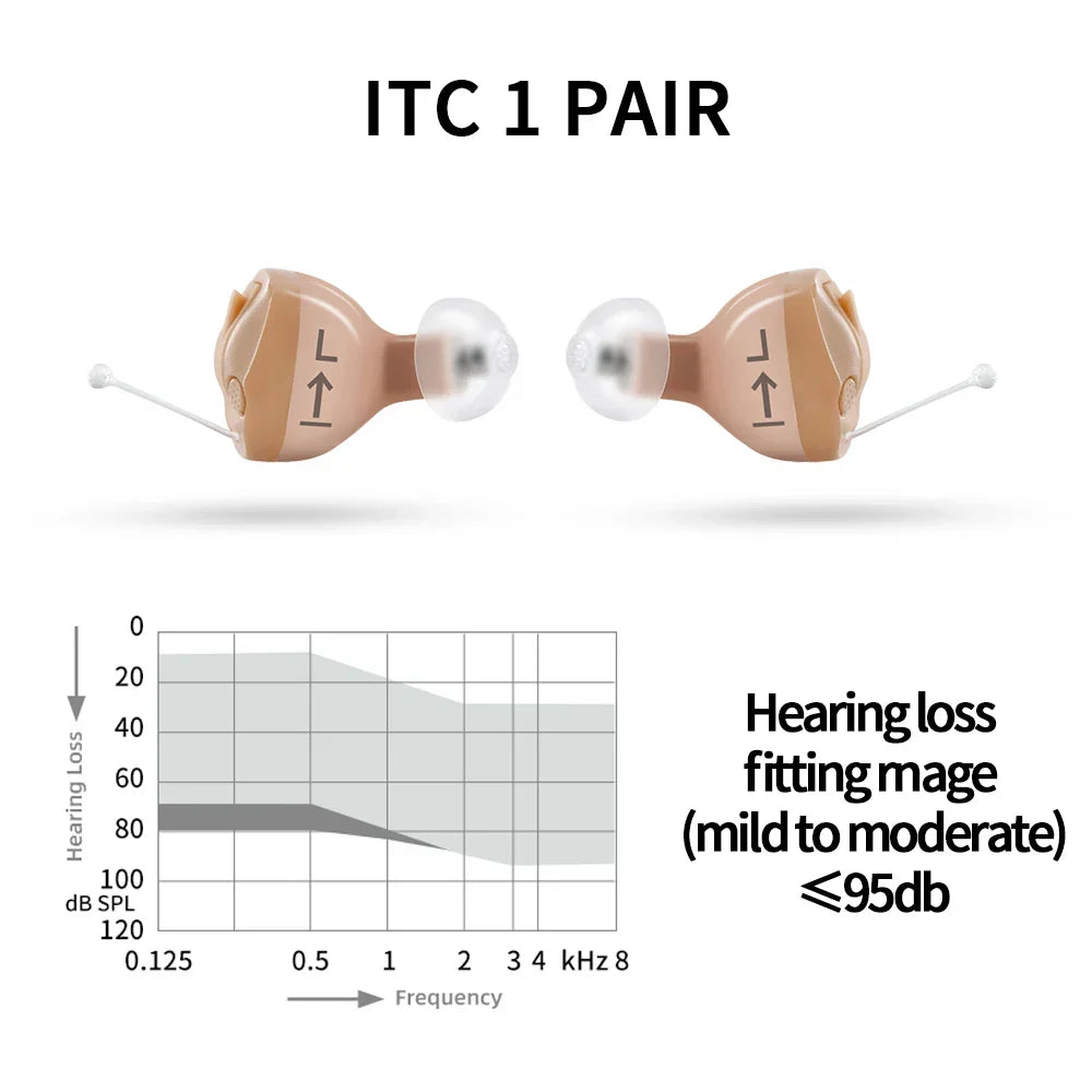 Signia Invisible Hearing Aid Channel Programmable Digital Hearing