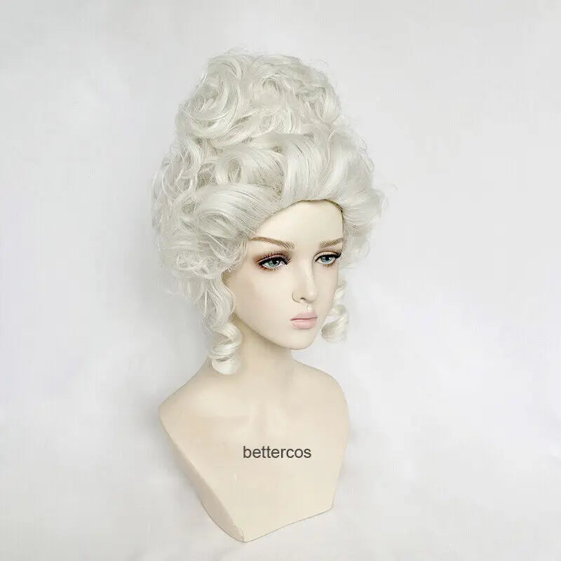 Marie Antoinette Cosplay Wig Princess Medium Curly Heat