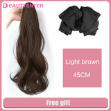 Beautyenter Synthetic Straight Long Wig Hair Ponytail Grab