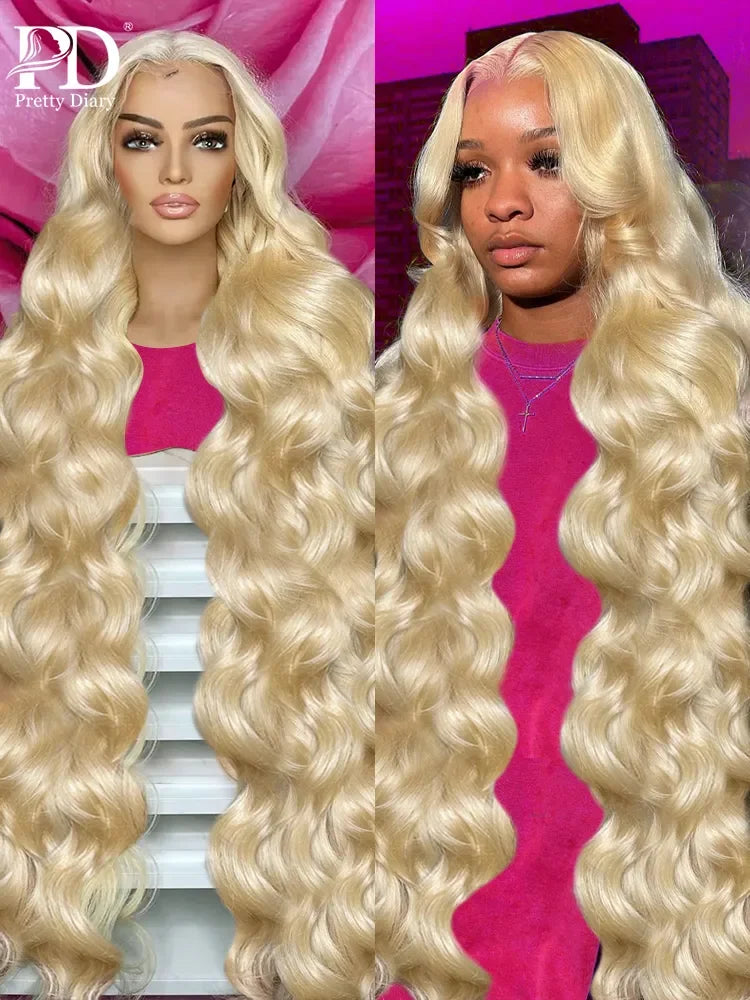 Blonde Hd Body Wave Transparent X Lace Front