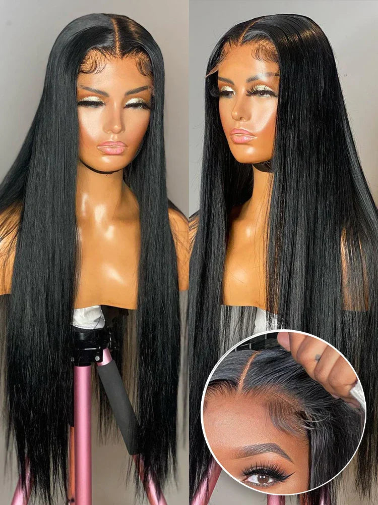 Straight Lace Frontal Wig Human Hair Wigs For