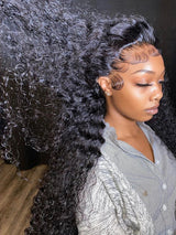 Curly X Lace Front Human Hair Wig Brazilian