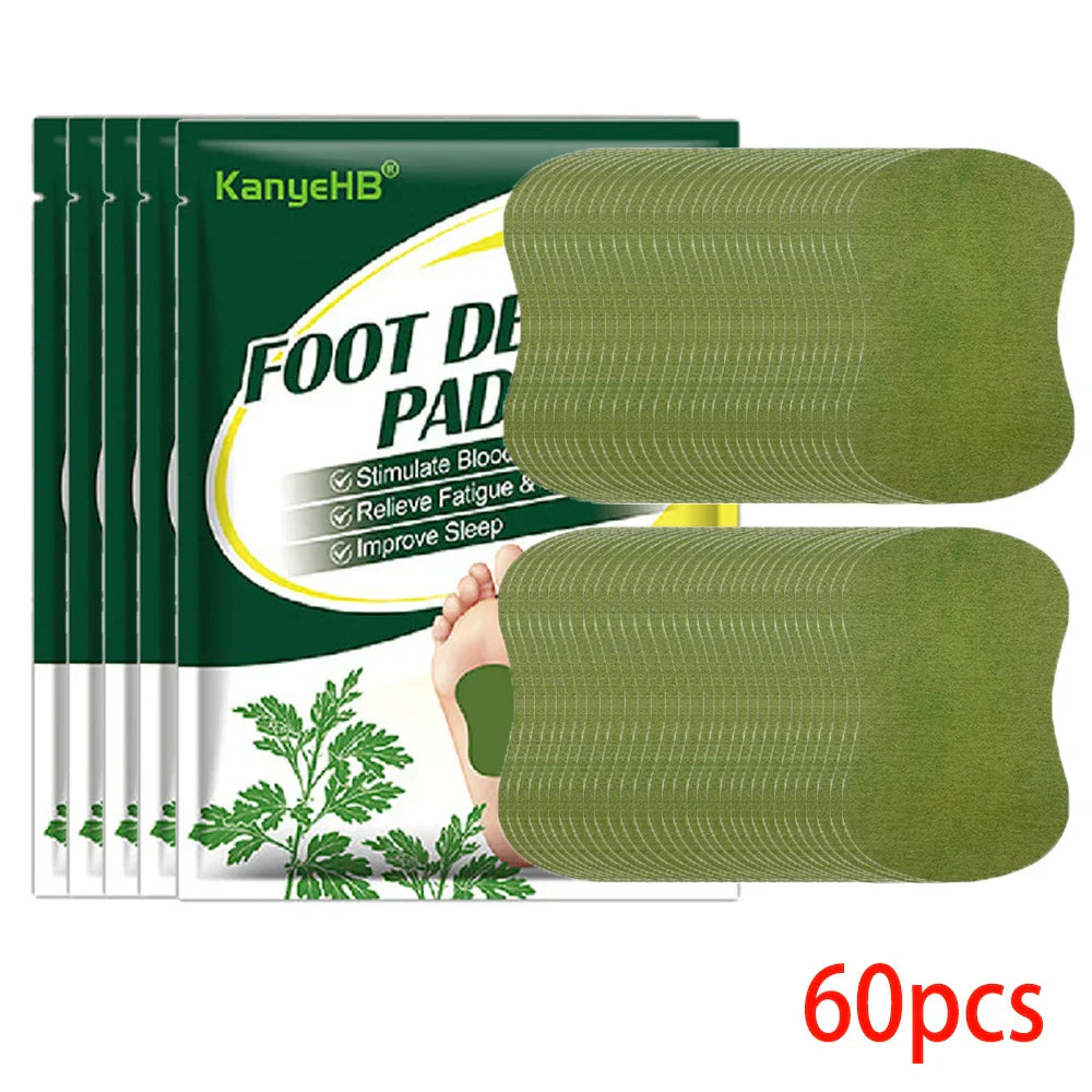 Detox Foot Patches Pads Natural Herbal Wormwood