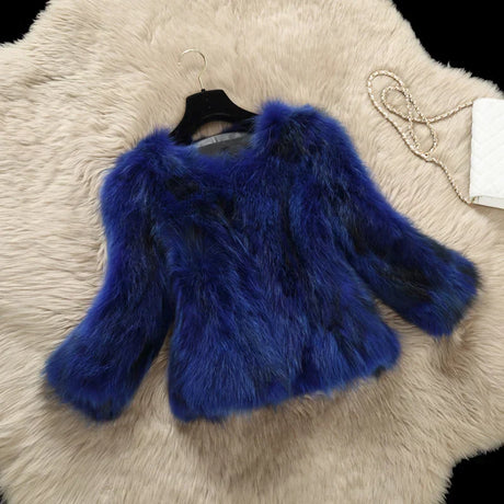 Fur Coat New Natural Raccoon Fur Coat Women'