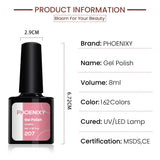 Phoenixy Gel Nail Polish Set With W Nail