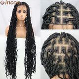 Butterfly Locs Full Lace Braided Wigs Curly Ends