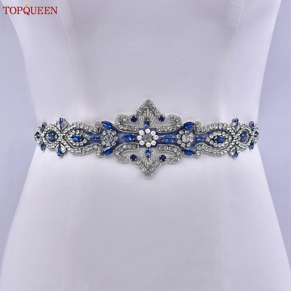 Topqueen Formal Occasion Woman Belt Diamond Handmade Belt