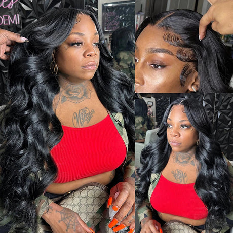 Hd Frontal Wig Transparent Lace Front