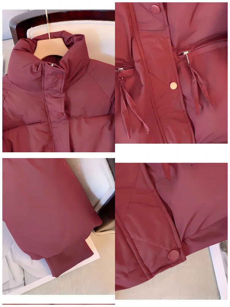 Women'S Jacket New Korean Version Stand Collar Short